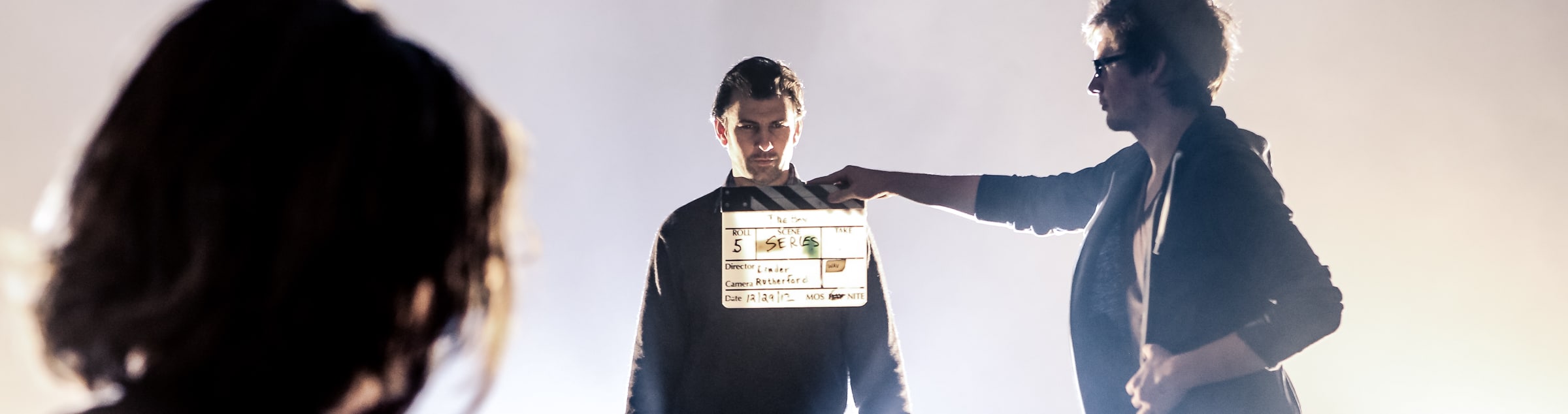 clapper and man indie film production