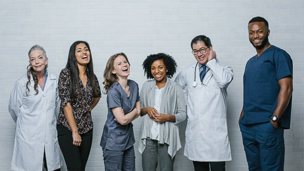 medical team group photo medical staff portrait