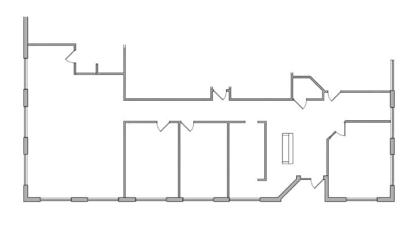 blueprint of 1115 Olivette Executive Parkway office blueprint of building