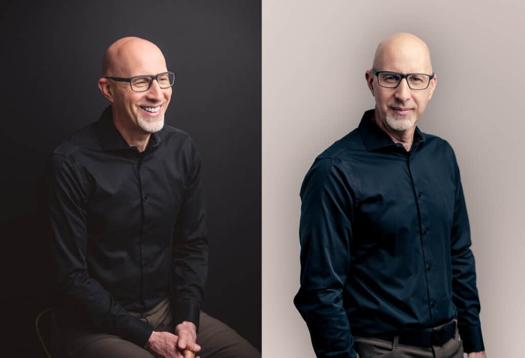 headshot photo in st louis studio